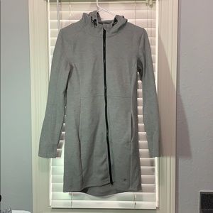 Fila Jackets & Coats - FILA Sport Long Gray Zip-up Jacket Fila Jackets & Coats - FILA Sport Long Gray Zip-up Jacket